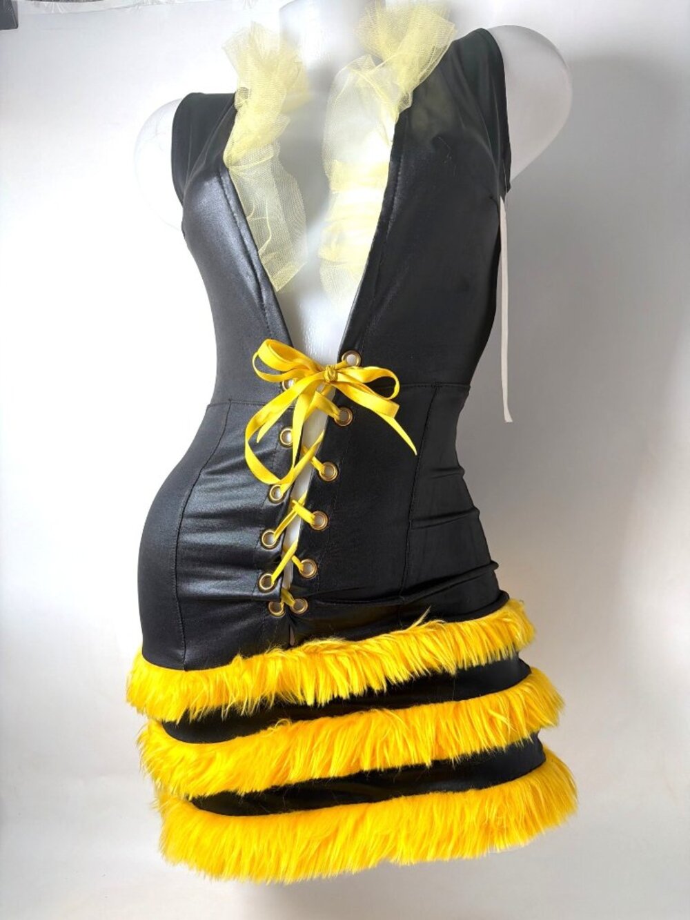 J Valentine Queen Bee Rave Cosplay Costume Dress Size Small